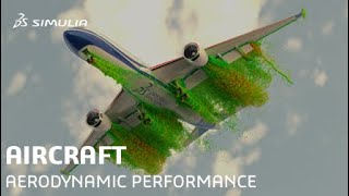 Aircraft Aerodynamic Performance  SIMULIA CFD Simulation Software [upl. by Shaum]