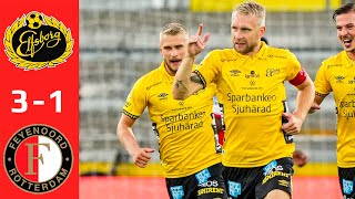 Elfsborg vs Feyenoord 31 Highlights amp Goals  26082021 HD [upl. by Notsuoh]