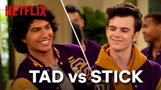 Boy Crush Battle Tad or Stick 😘 Ashley Garcia  Netflix After School [upl. by Etneciv686]