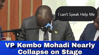 Breaking 😳 Kembo Mohadi Nearly Collapse on Stage [upl. by Dicky]