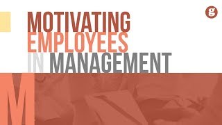 Motivating Employees in Management [upl. by Harrod473]