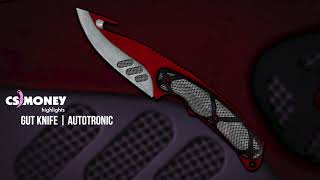 CSGO  Gut Knife  Autotronic [upl. by Naujal]