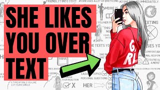 Clear Signs A Girl Likes You Over Text [upl. by Nurav368]