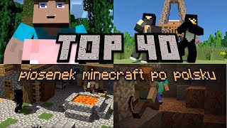 TOP 40 Piosenek minecraft po Polsku [upl. by Paugh]