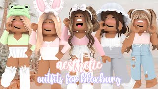 aesthetic outfit codes for bloxburg and roblox with LINKS [upl. by Candie]