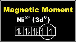 Magnetic Moment Calculation  Spin Only Magnetic Moment [upl. by Pincince]