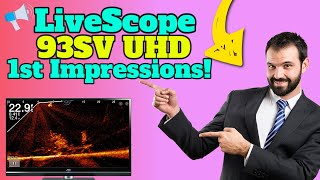 LiveScope Echomap 93SV UHD Install and First Impressions Part 1 [upl. by Ggerk]