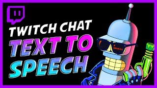 How to Text To Speech your Twitch Chat  TTS [upl. by Leidgam918]