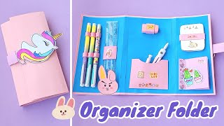 DIY FOLDER ORGANIZER  BACK TO SCHOOL  Crafts DIY  how to make folder organizer  Diy organizer [upl. by Tuckie]