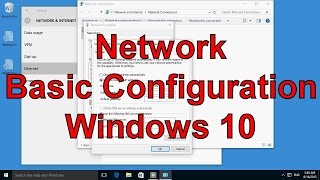 Network basic configuration Windows 10 [upl. by Onailime396]