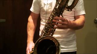 Conn 12M Transitional Baritone Saxophone [upl. by Drofniw]