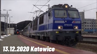 Nowy rozkład jazdy 20202021  Stacja PKP Katowice 13122020 [upl. by Eniortna761]