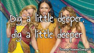 The Cheetah Girls  Dig A Little Deeper With Lyrics [upl. by Anneres]