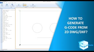 How to generate Gcode from 2D DWGDXF [upl. by Carlye47]