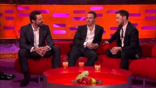 The Graham Norton Show  S15E05  Hugh Jackman Michael Fassbender James McAvoy [upl. by Philan16]