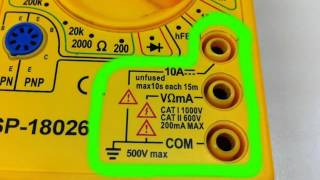 Multimeter Anleitung [upl. by Allrud638]