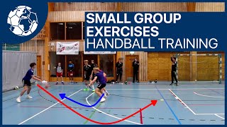 Small Group Exercises  Handball Training U17  Pejovic WANG  Norway  Handball inspires [upl. by Nylrad]