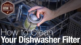 How To Clean Your Dishwasher Filter [upl. by Shiff]