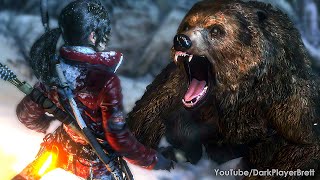 Rise of the Tomb Raider  All Brutal Death Scenes [upl. by Rives]