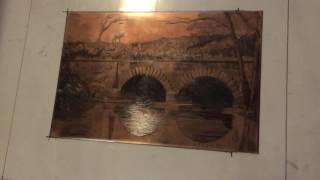 Copper engraving  printing demonstration [upl. by Ger58]