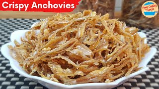 How to Make Crispy Fried Anchovies  Homemade Snack [upl. by Ireg]