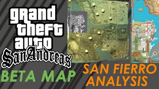 GTA San Andreas Beta Map  San Fierro Analysis [upl. by Sheppard137]