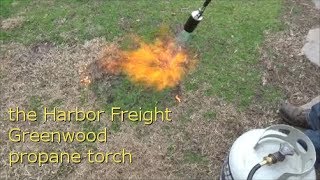 reviewing the Harbor Freight Greenwood propane torch [upl. by Rory47]