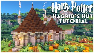 Harry Potter How to Build Hagrids Hut  Minecraft Tutorial [upl. by Artim]