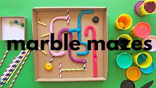 How To Make A Simple DIY Marble Maze [upl. by Enovaj]