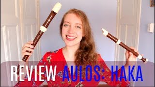 REVIEW Aulos Haka recorders  Team Recorder [upl. by Fira]