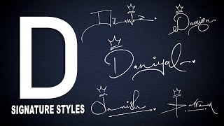 D signature Styles  Signature for my Name Start with D  Signature of D [upl. by Enilrahc]