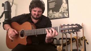 7 STRING ACOUSTIC GUITAR  quotTroglodytequot by Lachie Robertson [upl. by Eelatsyrc323]