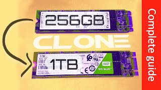 How to clone an SSD to a larger SSD [upl. by Llerral125]