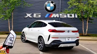 2021 BMW X6 M50i  Part SUV Part Coupe 100 FUN with 523HP [upl. by Sorips]