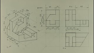 Orthographic Projections  Engineering Drawing  Technical drawing [upl. by Gwynne255]