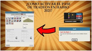 HABBO  Como Activar Tradeos 2021 Ciudadanía Habbo PC [upl. by Sorac175]