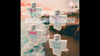 50 Preppy swimsuit codes for bloxburg  Roblox  Alixberries [upl. by Suirtemed]