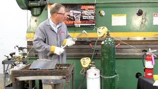 Propane amp Oxygen Torch Cutting Instructional Video [upl. by Brittnee]