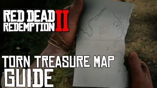 Red Dead Redemption 2 TORN TREASURE MAP GUIDE HOW TO GET OTIS MILLERS REVOLVER [upl. by Infield]