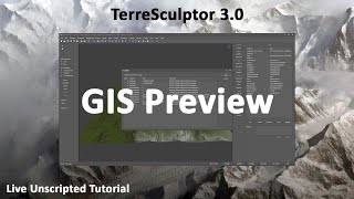 TerreSculptor 3 GIS Preview [upl. by Rochus]