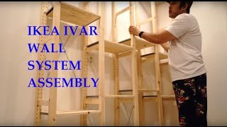 IKEA IVAR System Shelves Full Assembly and Review [upl. by Dierdre]