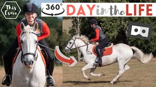 360 Day in the Life of an Equestrian  Virtual Reality AD  This Esme [upl. by Eisinger]