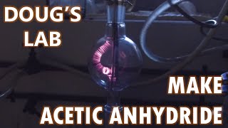 Acetic Anhydride Part 2 Running the Lamp [upl. by Norrv]