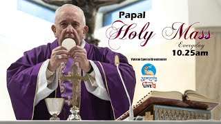 🔵 Live  Holy Mass English  Daily Mass by Pope Francis  Vatican [upl. by Eellehs]