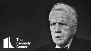 Robert Frost recites 4 of his poems 1962  The Kennedy Center [upl. by Eiba]