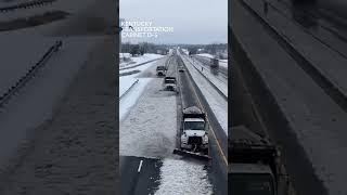 Kentucky snowfighters clear interstate [upl. by Oly]