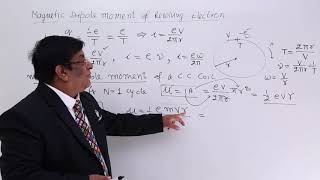 Class 12th – Magnetic Dipole Moment of Revolving Electron  Gyromagnetic Ratio  Tutorials Point [upl. by Amoreta]