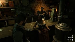 Red Dead Redemption 2 Accepting A Prostitute Rockstar Trolling [upl. by Dinin]