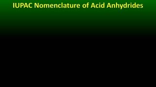 IUPAC Nomenclature of Acid Anhydrides [upl. by Keese]