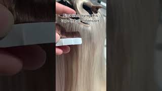 Install Tape Hair Extensions [upl. by Gisele]